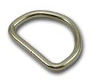 B-DR-02 1000 Silver Metal D-Ring